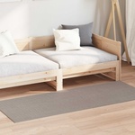 vidaXL Килим за вътрешно помещение LUGO Крем и Тауpe 80 x 150 cm (42022687)