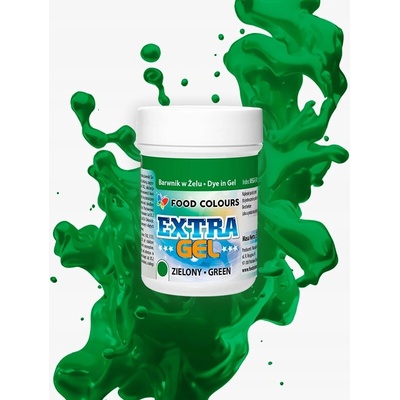 Food Colours Potravinársky farbič v géli EXTRA ZELENÝ 35 g