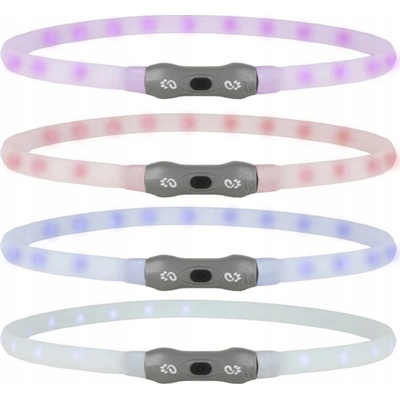 Mountain Paws Svítící obojek pro psa Rechargeable Dog Collar Light