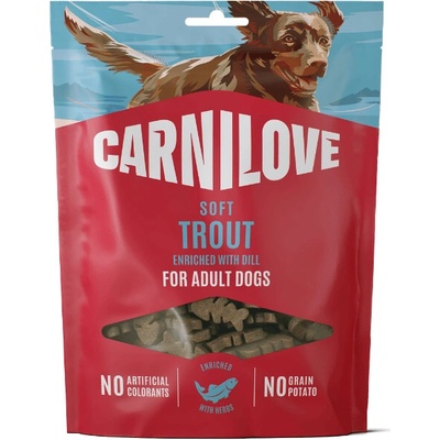 Carnilove Dog Soft Snack Trout with Dill 200 g