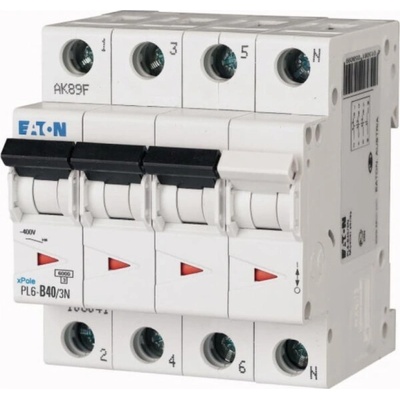 Eaton 3P+ND 40A 6kA AC PL6-D40/3N 165044