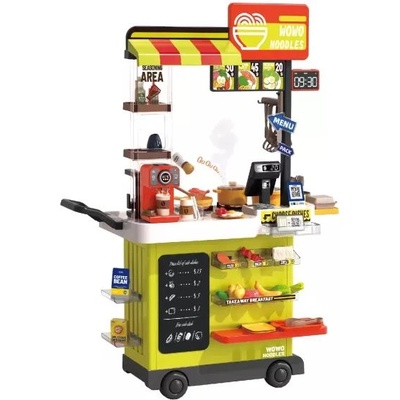 Man Yuk Toys Мобилен комплект за игра с бърза храна, 88 части (889-281)