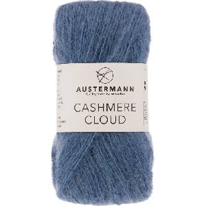 Austermann Cashmere Cloud 90349-12 Blue Плетива прежда (90349-12)