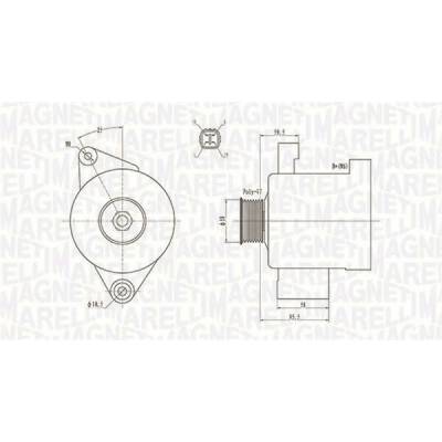 generátor MAGNETI MARELLI 063731796010