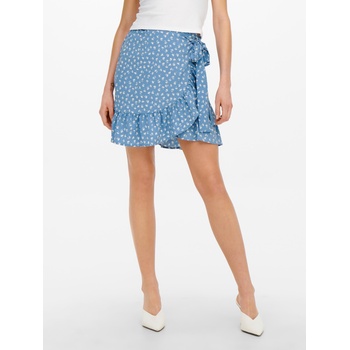 ONLY Синя дамска пола с флорални мотиви ONLY Olivia ONLY | Sin | ЖЕНИ | S