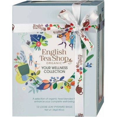 English Tea Shop Dárková kolekce Your wellness modrá BIO 12 pyramidek
