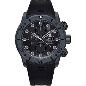 Edox CO-1 Carbon Chrono Automatic 01125-CLNGN-NING - Мъжки часовник (01125-CLNGN-NING) Часовници