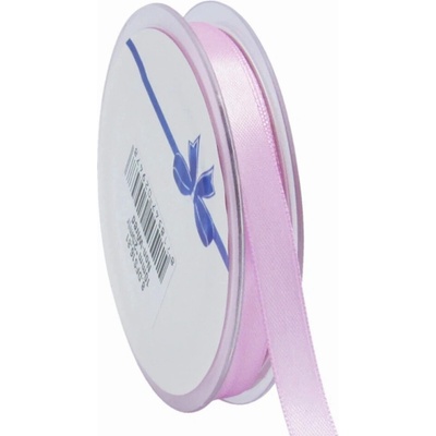Oboustranná saténová stuha 10mm x 25m pastelově fialová