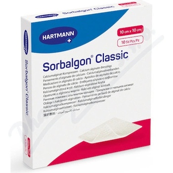 Sorbalgon Classic sterilní 10 x 10 cm 10 ks