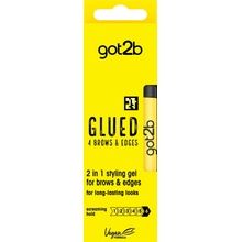 got2b Glued fixačný gél na obočie 2 v 1 Transparent 16 ml