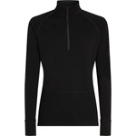 Icebreaker Мъжко мериносово термобельо Icebreaker Merino 200 Zoneknit L/S Half Zip Merino base layer - Black (015-2296-0212)