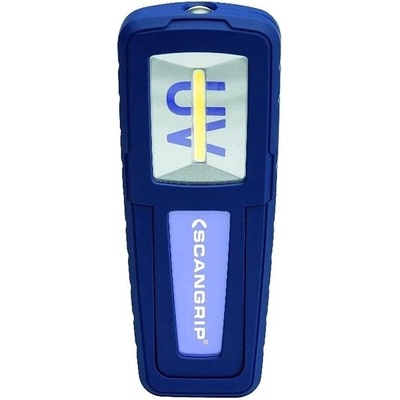 SCANGRIP UV-FORM – COB-LED pracovné svetlo a UV svetlo v jednom, 250 lúmenov