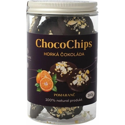 DP Chocolate ChocoChips horký pomaranč 160 g