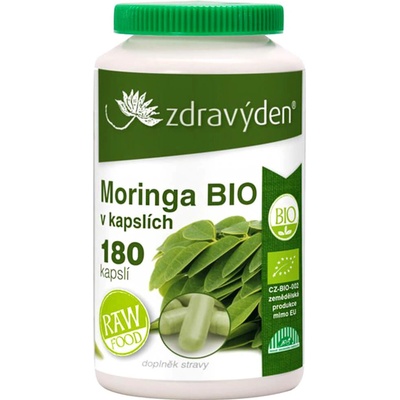 Zdravý den Moringa bio 180 kapslí