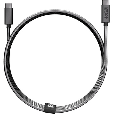 Метален кабел от next one usb-c към usb-c | space gray (k-usbcx2-met-sg)