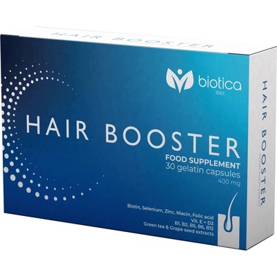 Biotica 1961 Hair Booster, 400 mg, 30 желатинови капсули, Biotica 1961