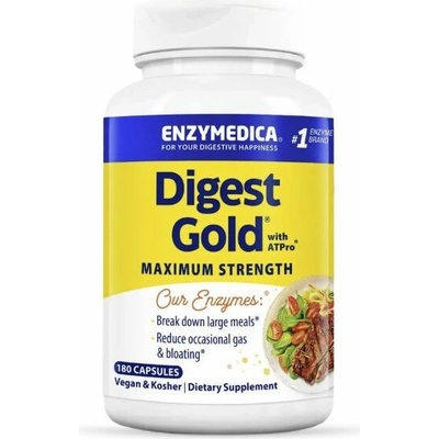 Enzymedica Digest Gold s ATPro Maximum Strength 180 kapslí