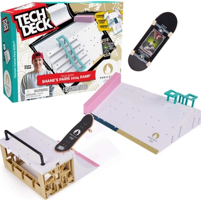 Tech Deck Fingerboard rampa Shane O'Neill Paris 2024 s deskou