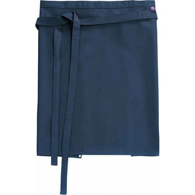 CG Workwear Gastro zástěra Roma odolná proti pomačkání modrá tmavá CGW123