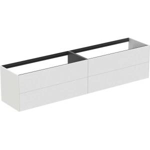 Ideal Standard Atelier Conca стенен долен шкаф, матово бял, 4 чекмеджета, 240 см (T4336Y1)
