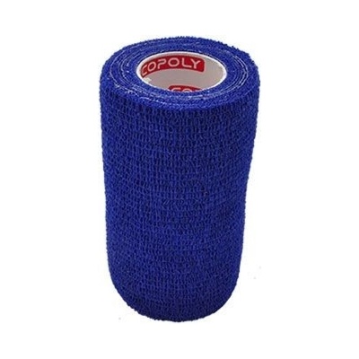 CoPoly Obinadlo elast. 10 cm x 4,5 m modrá