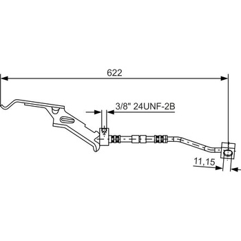Brzdová hadica BOSCH 1 987 476 085