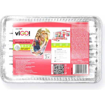 Vigo grilovací tácky malé 3KS 28X22CM
