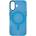 HQWear Моден калъф с MagSafe за iPhone 16e - син (5907769374791)