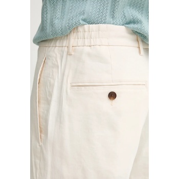 Theory Ленен къс панталон Theory в бежово P0373206 (P0373206)