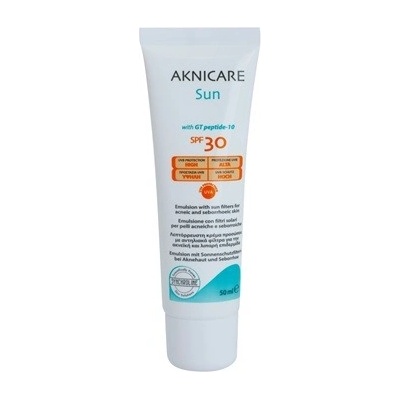 Synchroline Aknicare Sun opalovací emulze na aknózní a seboroickou pleť SPF 30 with GT peptide-10 50 ml