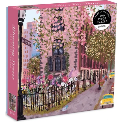 Galison - Puzzle Blooming Streets 500 - 500 piese
