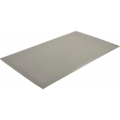 Notrax 410 Airug Protiúnavová vinylová rohož s rebrovým vzorom sivá 60 cm x 18,3 m