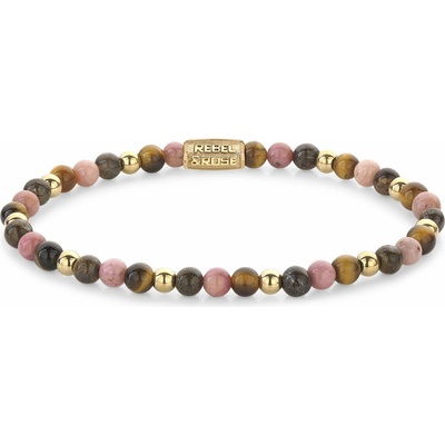 Rebel & Rose Dámský náramek Winter Glow 4 mm RR-40101-G-S
