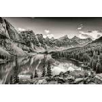 DIMEX ART Флизелинов фототапет езеро в скалистите планини 375 x 250 см