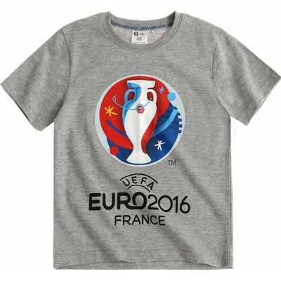 UEFA EURO 2016 Tričko s krátkym rukávom šedá