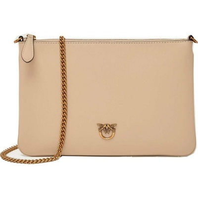 Pinko CLASSIC FLAT LOVE BAG SIMPLY Béžový