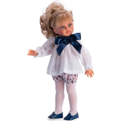 Asi dolls Asi - Кукла Сабрина, с цветни къси панталони и бяла блуза 0516370