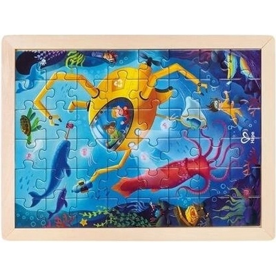 Hape na desce 2v1 Záchrana oceánu 48 dílků