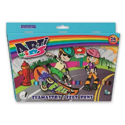 Комплект химикалки GRANIT "Arti Kids", 24 различни цвята FL24P00 (FL24P00)