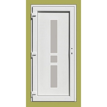 Soft Megan Vchodové dveře biele 88x198 cm ľavé