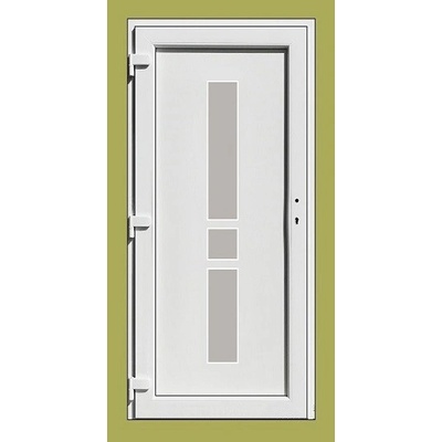 Soft Megan Vchodové dveře biele 80x198 cm ľavé