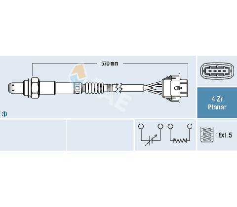 FAE Lambda sonda 77154