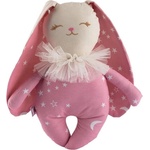 Asi Dolls Кукла от плат Asi Dolls - Малкото зайче Оливия, розово с бели звезди, 34 cm (840005)