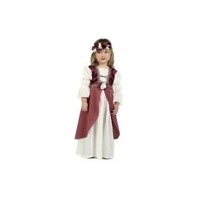 Limit Costumes Маскировъчен костюм за деца Limit Costumes Clarisa Средновековна дама 2 Части Размер 3 години