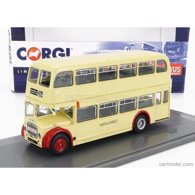 Bristol Corgi Lodekka Fs68 Autobus Wilts And Dorset 38a Bournemouth Limited Stop 1956 Cream Red 1:76