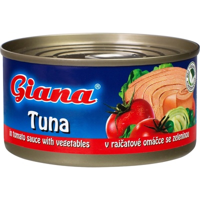 Giana Tuňák v rajčatové omáčce se zeleninou 6 x 170 g