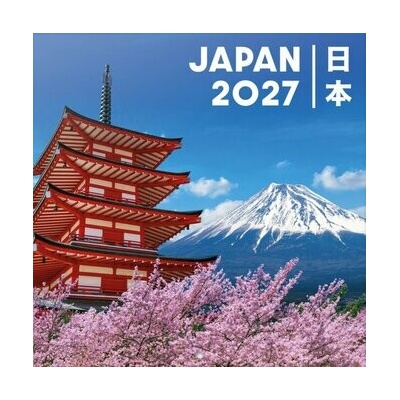 Oficiálny nástenný Japonsko 30 x 30 | 60 cm 2027