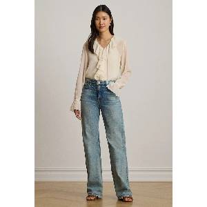 Ralph Lauren блуза с волани дамска (200P14017) - answear - 351,85 лв