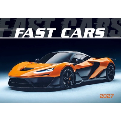 Nástenný Fast cars slovenské menné kalendárium 2027