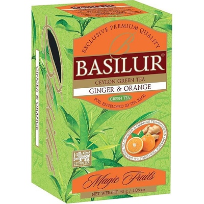 Basilur Rooibos Orange Ginger 20 x 1,5 g